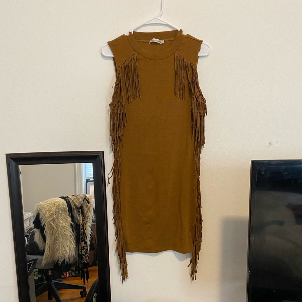 Bodycon Fringe Dress